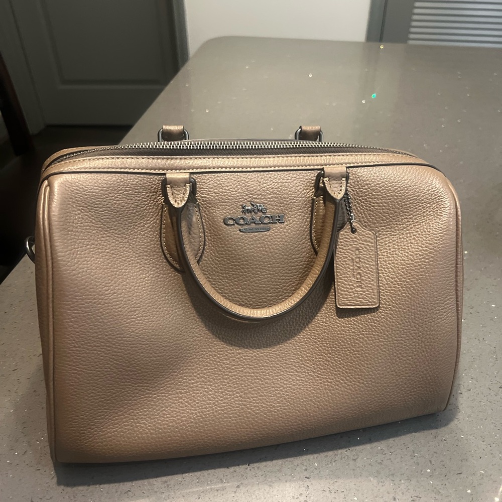Coach Large Rowan in Dark Stone